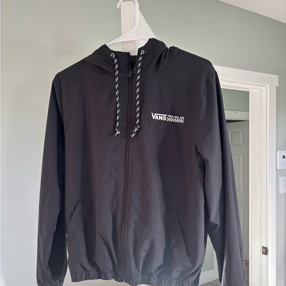 Womens Vans Coat in the colour Black